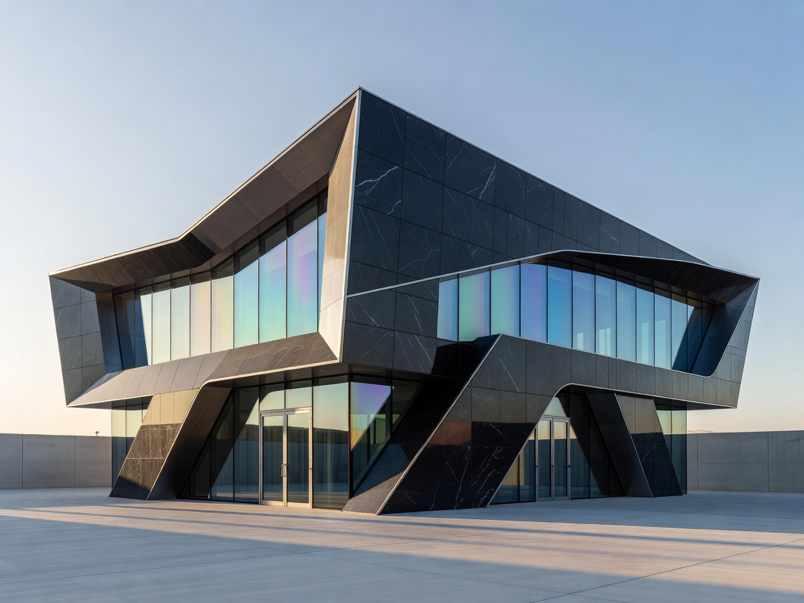 Abstract modern architectural design representing luxury structure